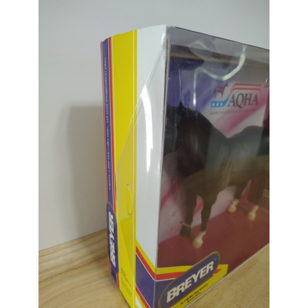 VINTAGE BREYER #1160 BLUE ROAN FIGURE New AQHA AMERICAN QUARTER HORSE RETIRED - Picture 8 of 10